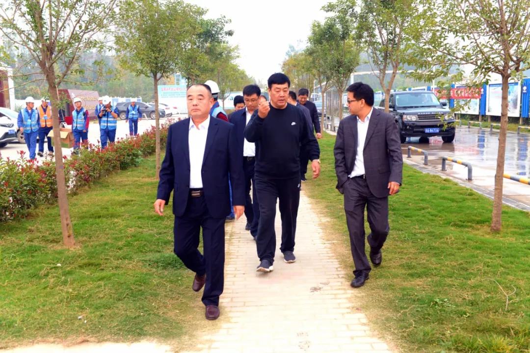 南阳市土地储备中心考察团调研天河公司