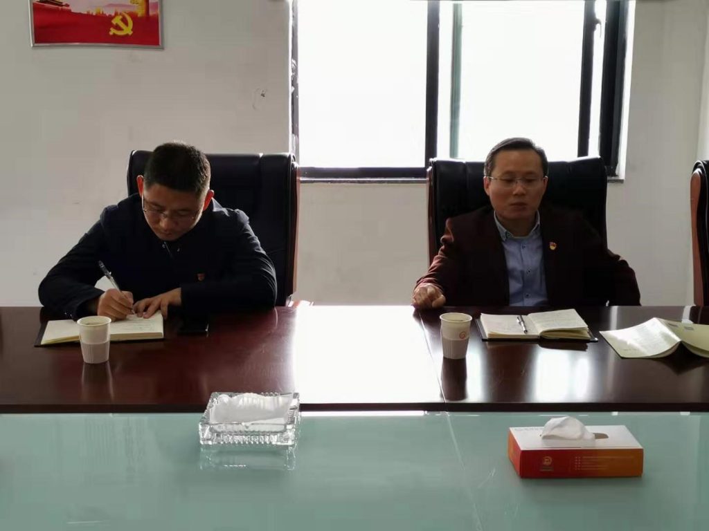 区委组织部莅临天河公司开展党建调研工作