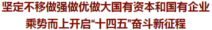 郝鹏：坚定不移做强做优做大国有资本和国有企业 乘势而上开启“十四五”奋斗新征程