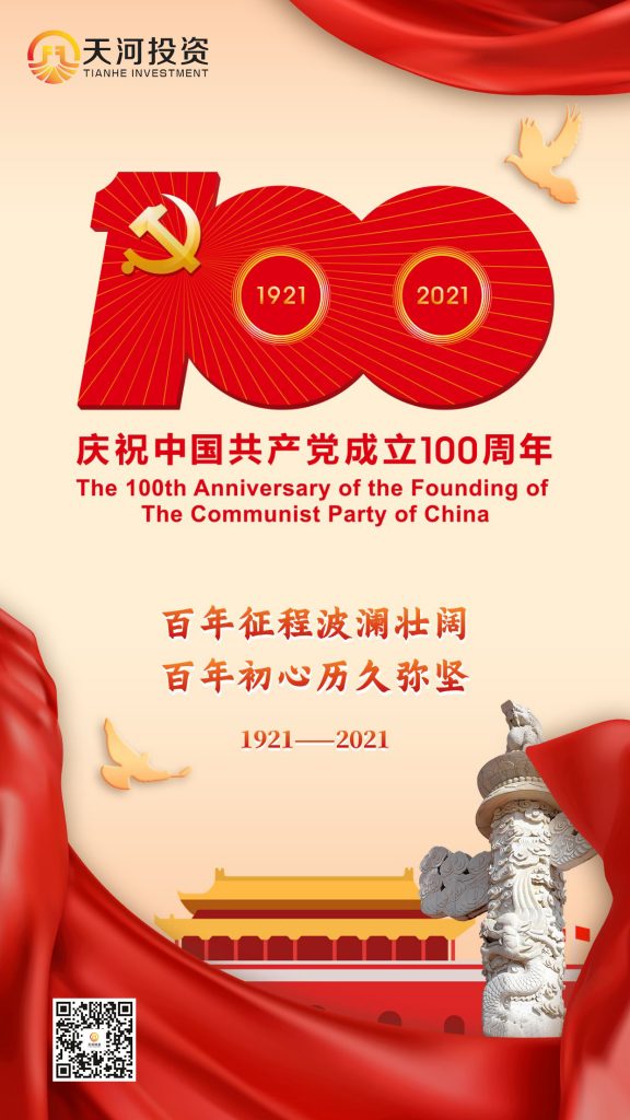 热烈庆祝中国共产党成立100周年