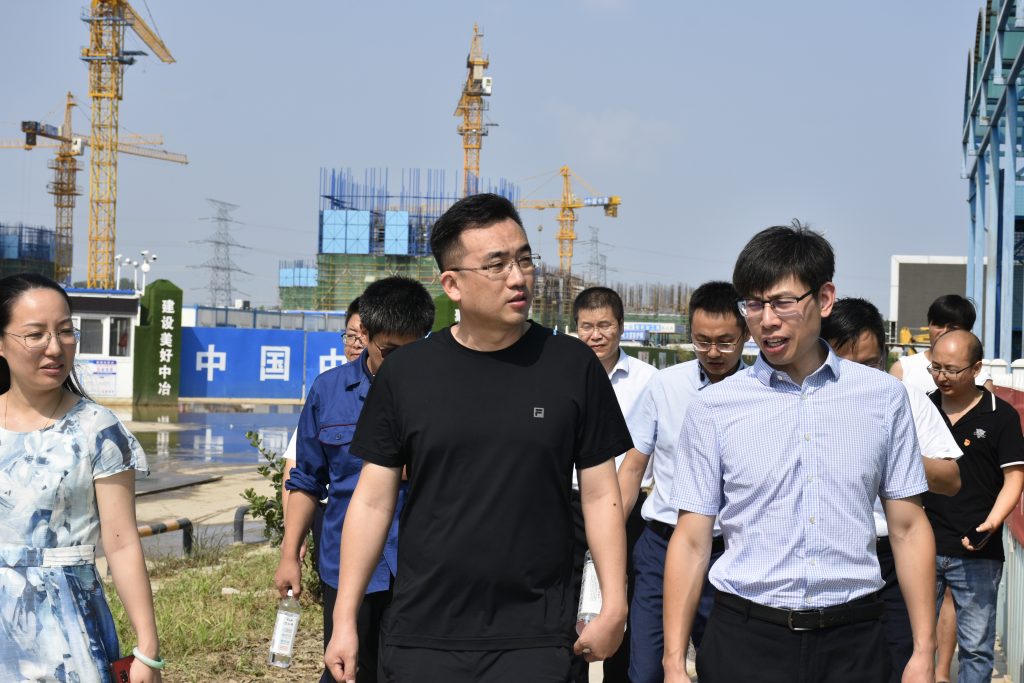 天河要闻丨天河投资党支部书记、董事长袁云飞一行慰问施工企业并调研督导汛后恢复工作