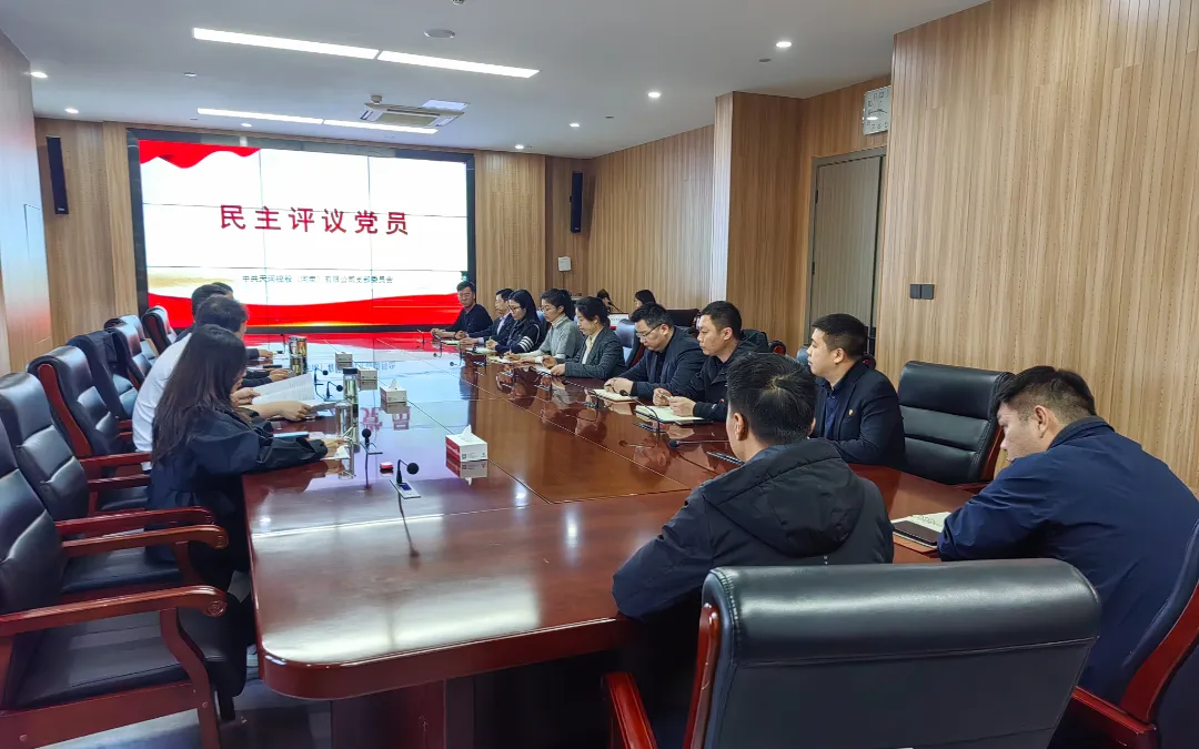 清风天河 | 召开2024年度组织生活会暨民主评议党员大会